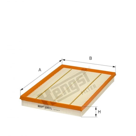 Hengst Air Filter, E887L E887L